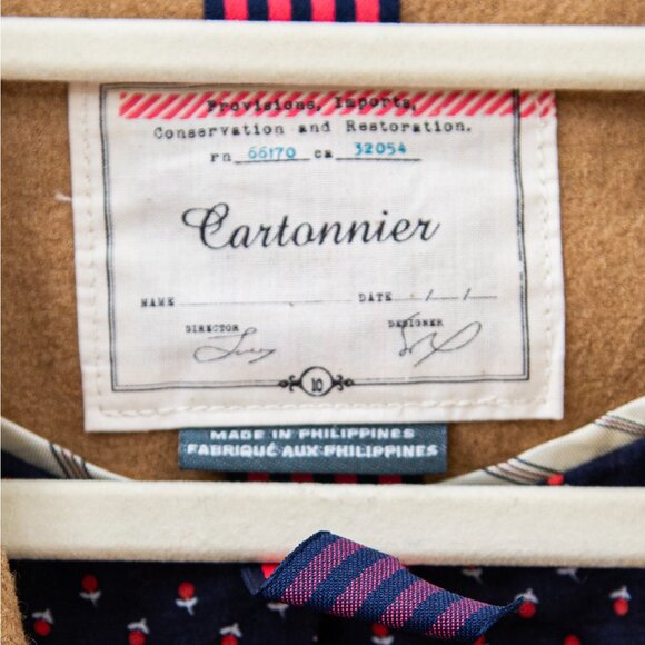 Anthropologie Cartonnier Wool Blend Camel Blazer, size 10 - Picture 3 of 7